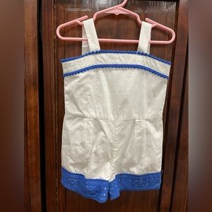 Janie and Jack Girls Romper 18-24m